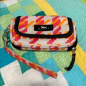 Scout phone wristlet pink/orange print